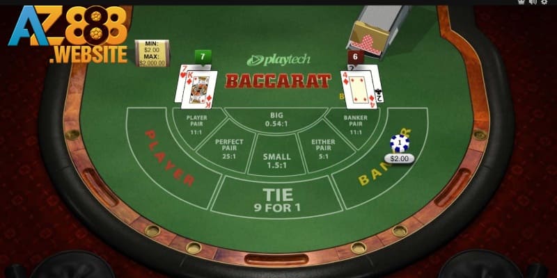 Diễn biến ván đấu tại Baccarat ở nền tảng giải trí